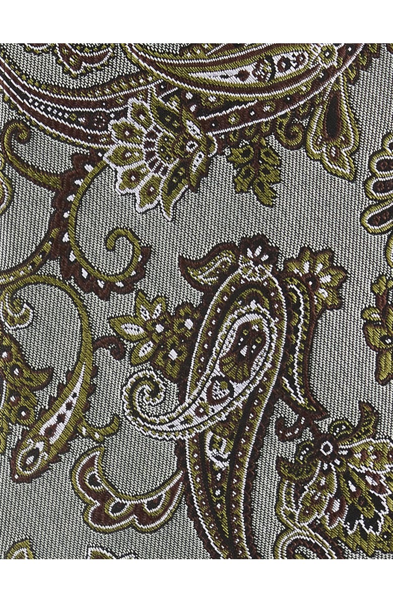 Michael Kors Big & Tall Dallard Paisley Tie, Alternate, color, Pistachio