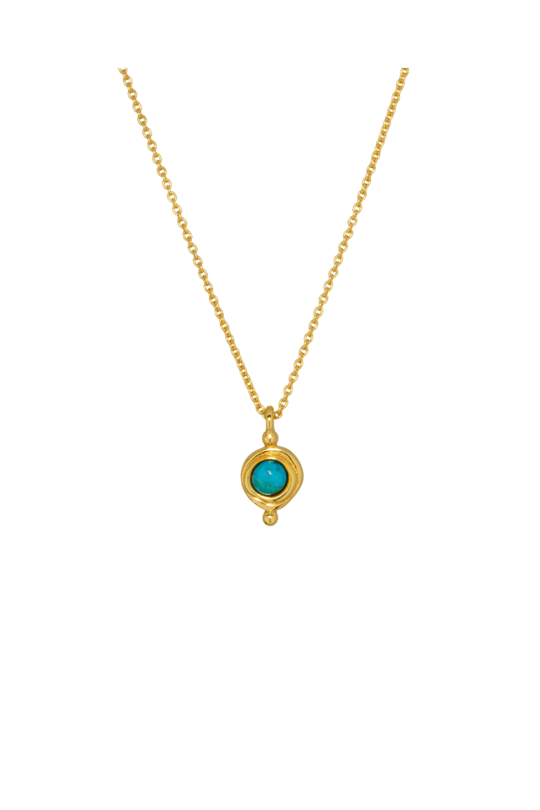 Birthstone Pendant Necklace, Main, color, December