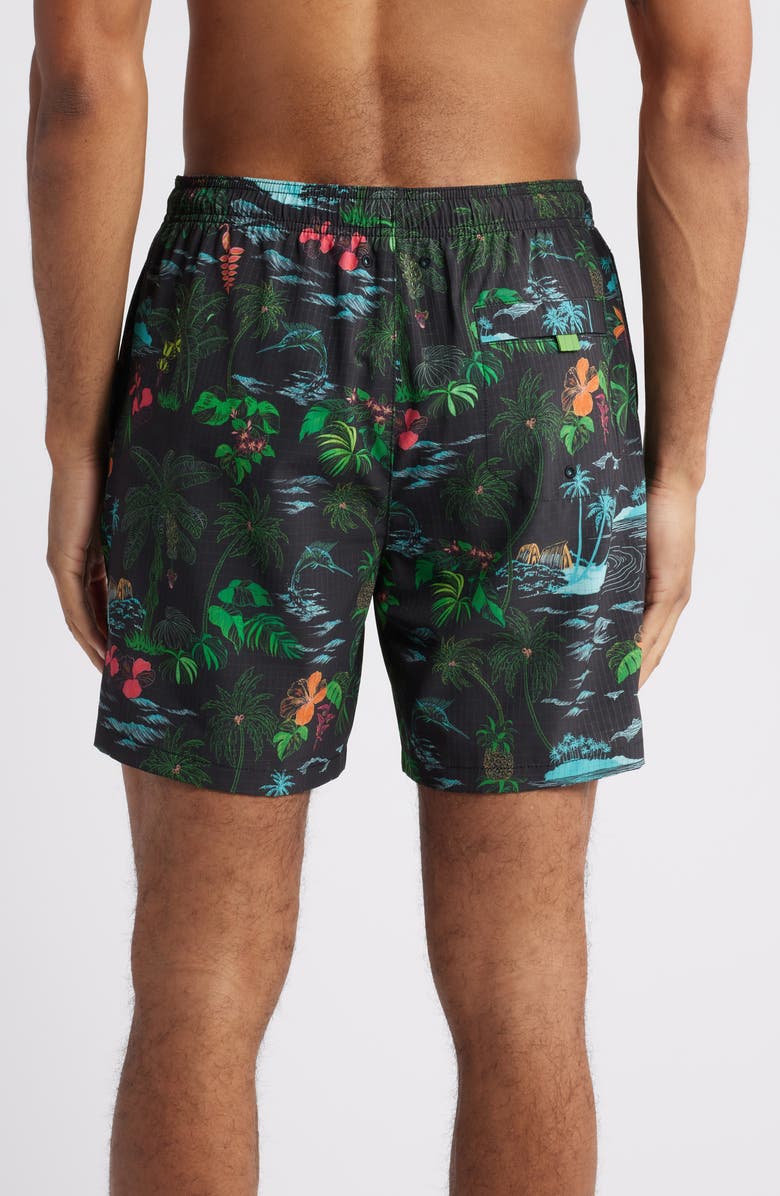 Tommy Bahama Naples Neon Shores Swim Trunks, Alternate, color, 
