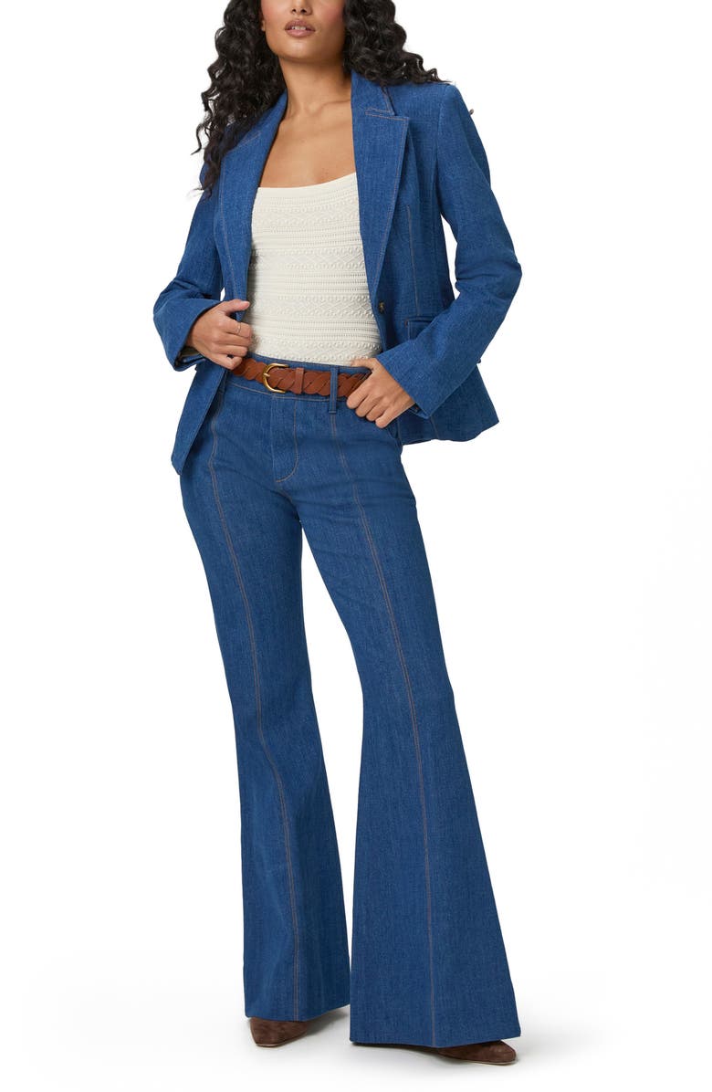 PAIGE Marlow Seamed Flare Trouser Jeans, Alternate, color, 