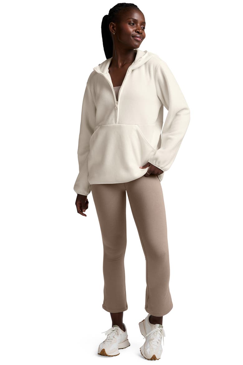Explorer Half Zip Hoodie, Alternate, color, DOVE
