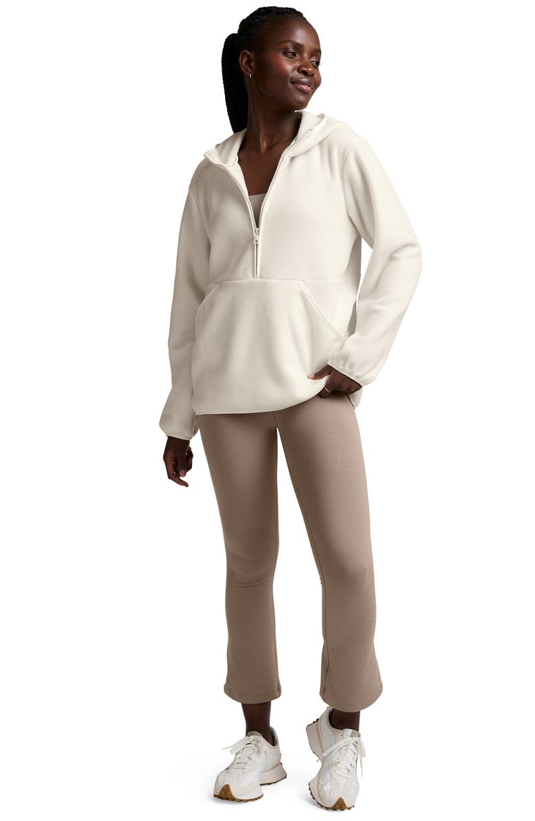 Beyond Yoga Explorer Half Zip Hoodie, Alternate, color, Dove
