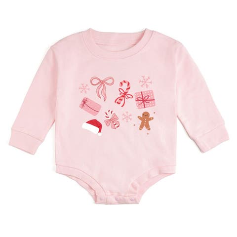 Christmas Fun Long Sleeve Romper (Baby)