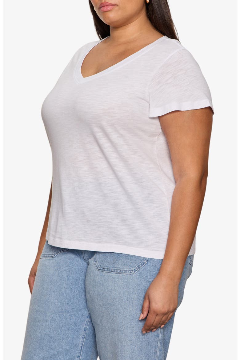 V-Neck T-Shirt, Alternate, color, WHITE