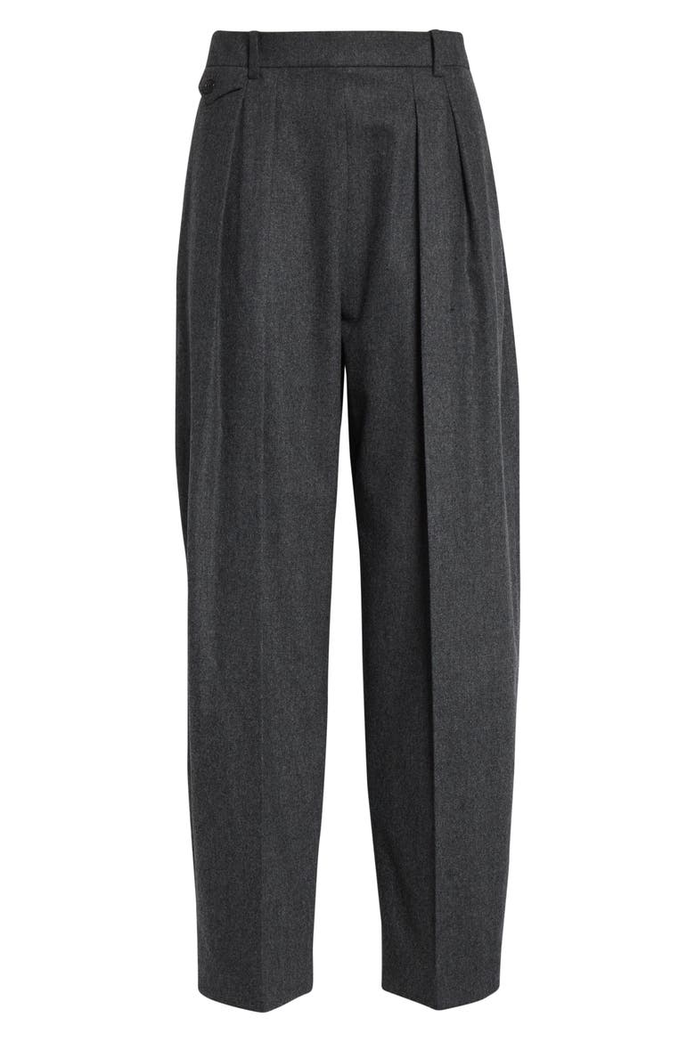 Dugan Pleated Wool Pants, Main, color, STORM