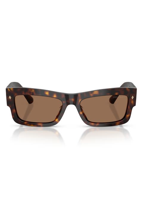 53mm Rectangular Sunglasses