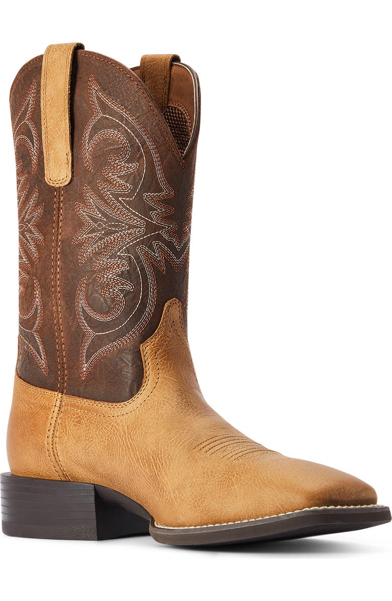 Ariat Sport Pardner Western Boot, Main, color, Matte Tan Buck