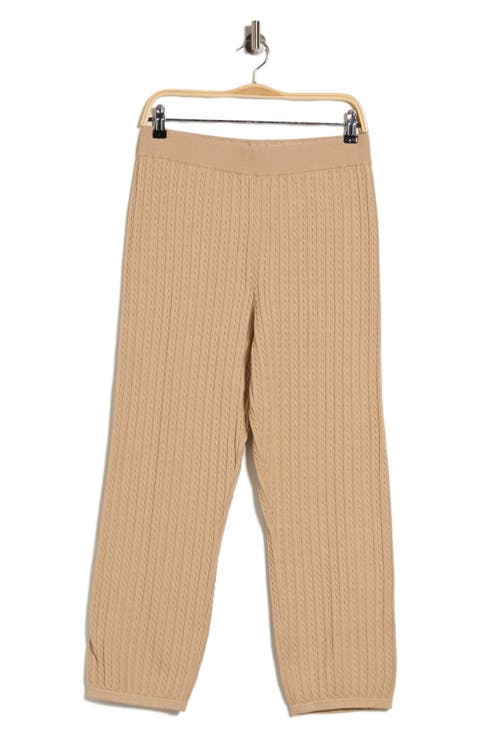 Cable Knit Joggers