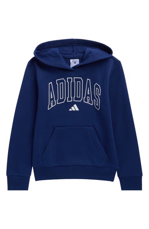 Kids' 3-Stripe Fleece Hoodie