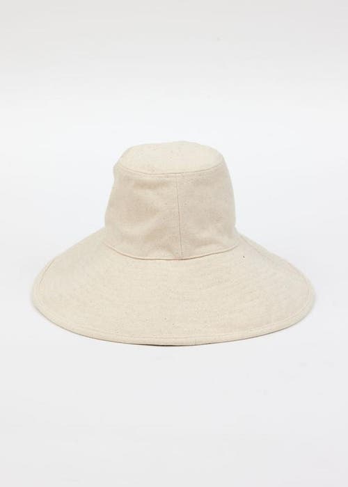 Hat Attack Livvy Canvas Sunhat In Natural