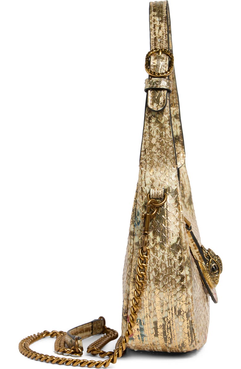 Kurt Geiger London Small Chelsea Hobo Bag, Alternate, color, Gold Combo