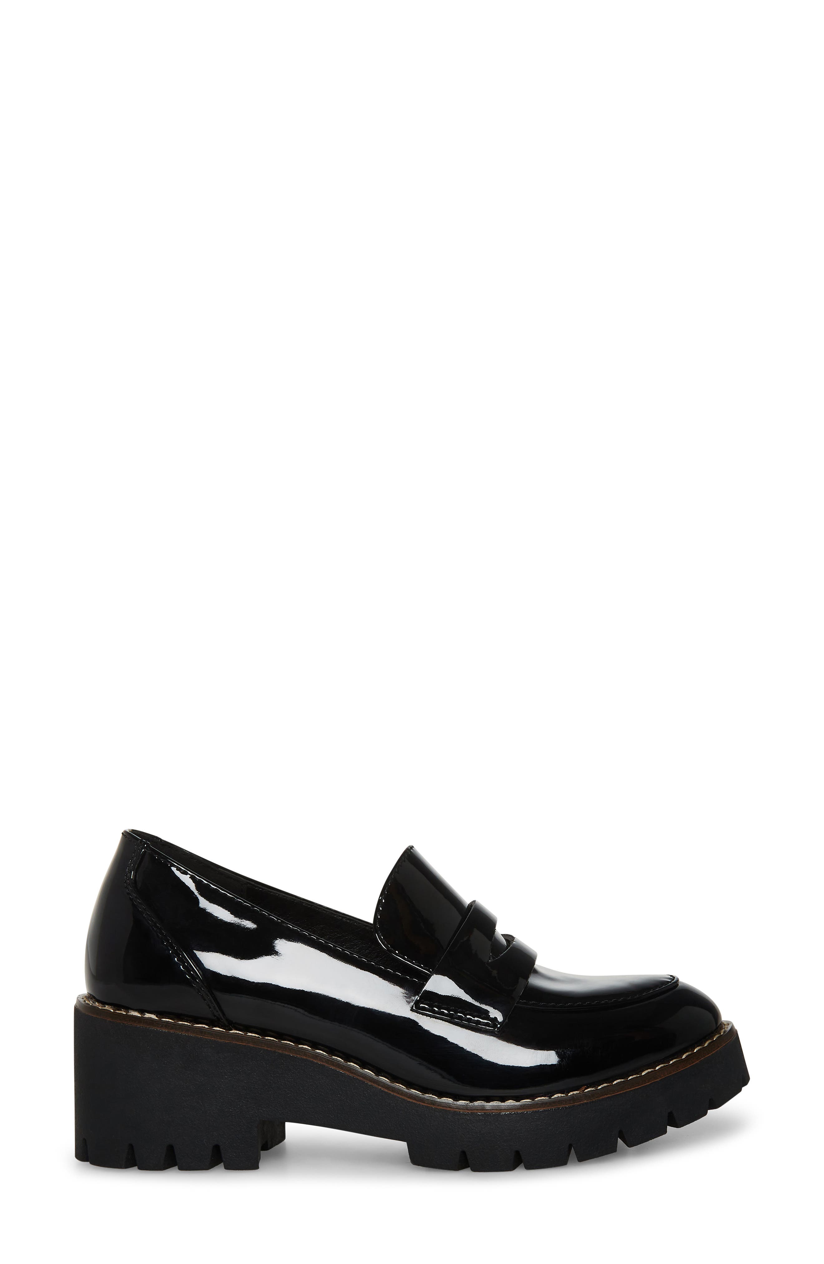 Dulce Waterproof Loafer Pump, Alternate, color, BLACK PATENT