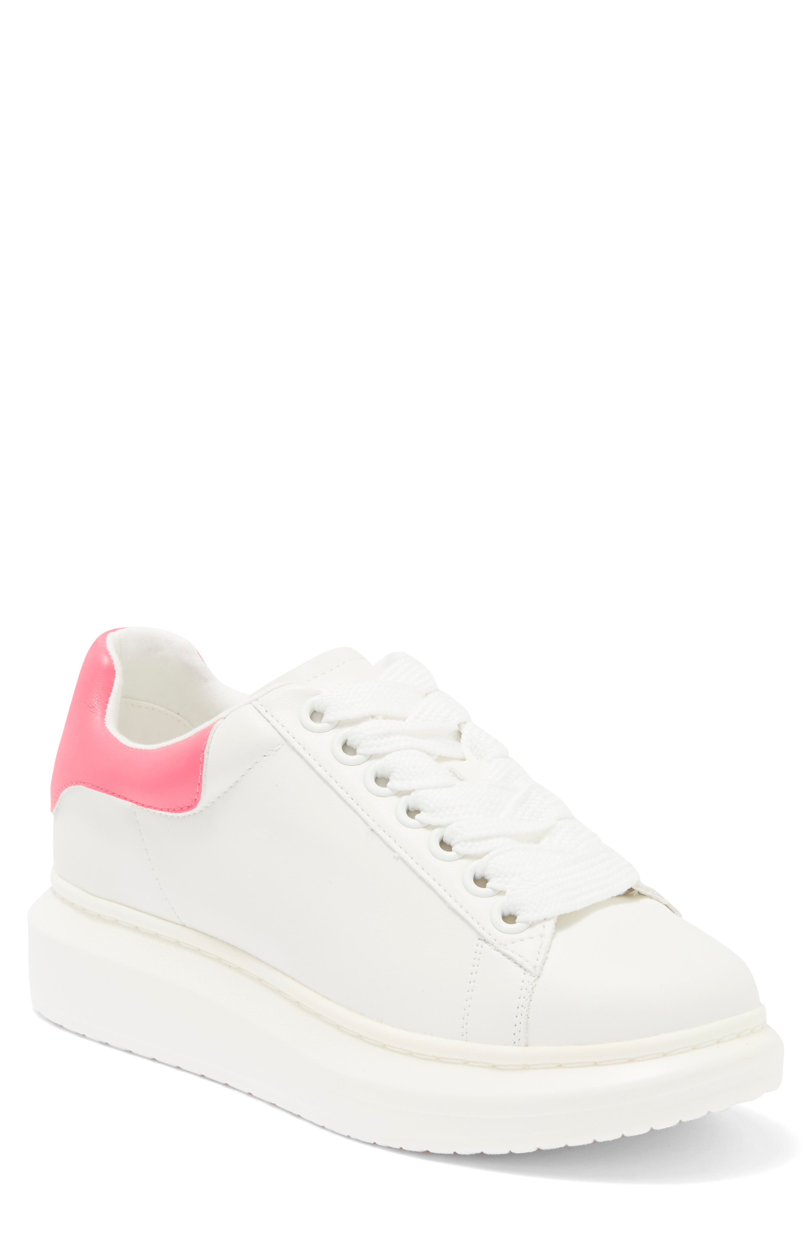 Gaines Platform Sneaker, Main, color, PINK/ WHITE
