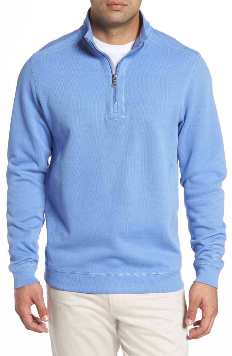 Cutter & Buck Bayview Quarter Zip Pullover, Main, color, 