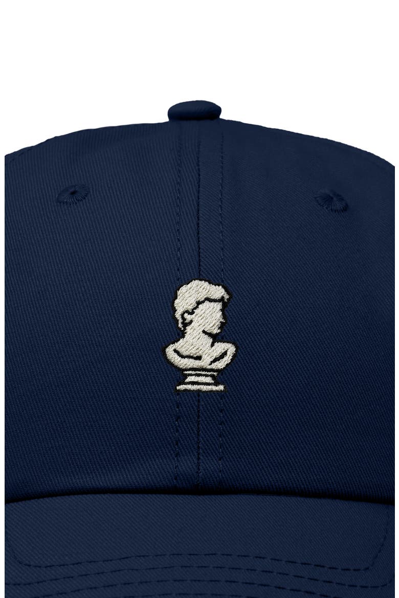 Sculpture Dad Cap, Alternate, color, Navy Blue