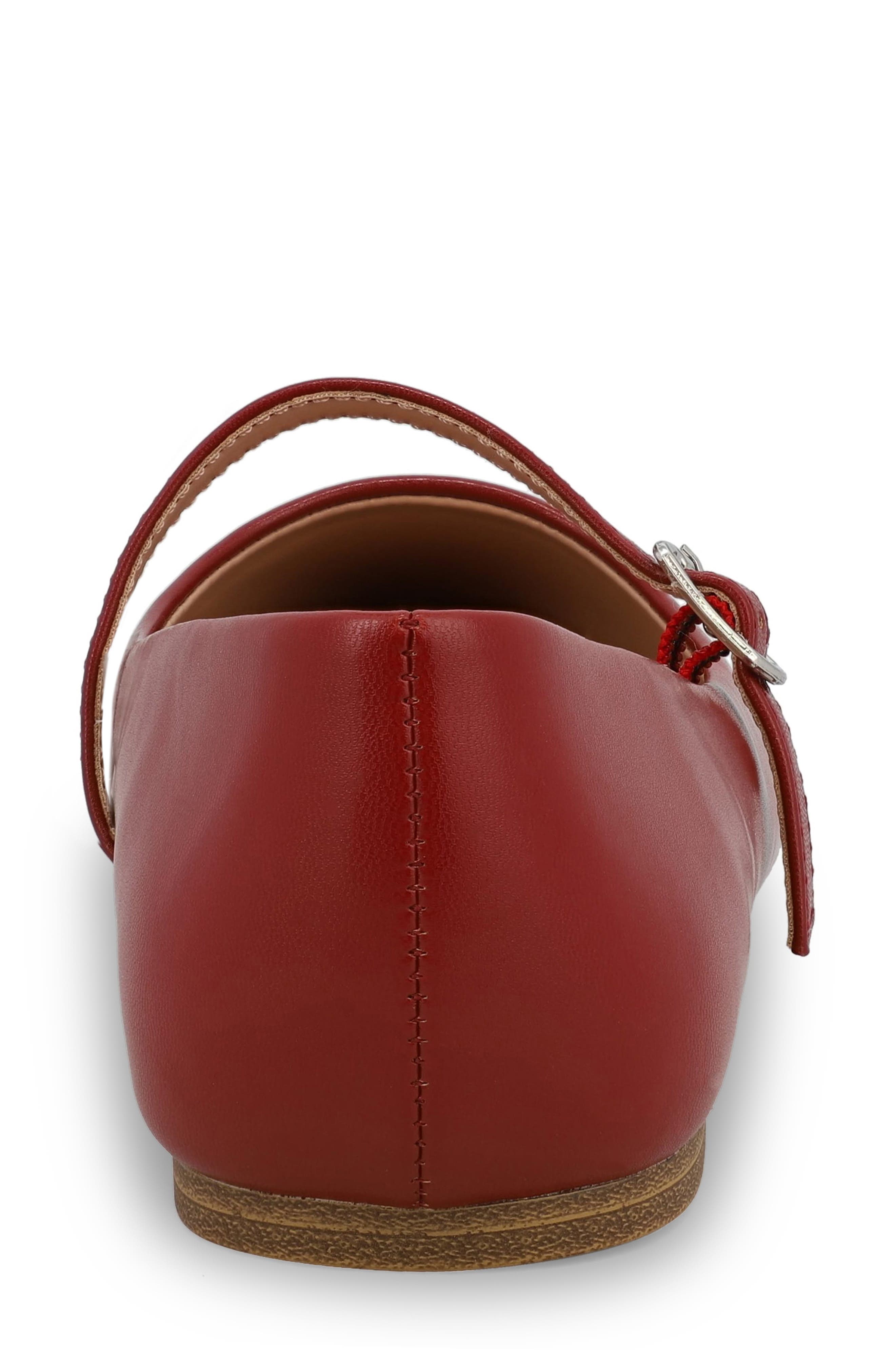 MIA Fionna Mary Jane Flat, Alternate, color, Red