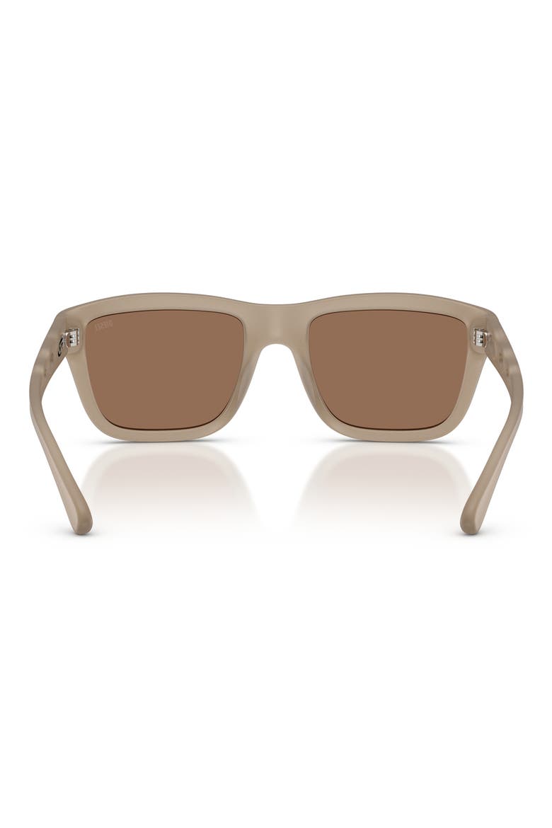 55mm Gradient Square Sunglasses, Alternate, color, OPAL GREY/ DARK BROWN
