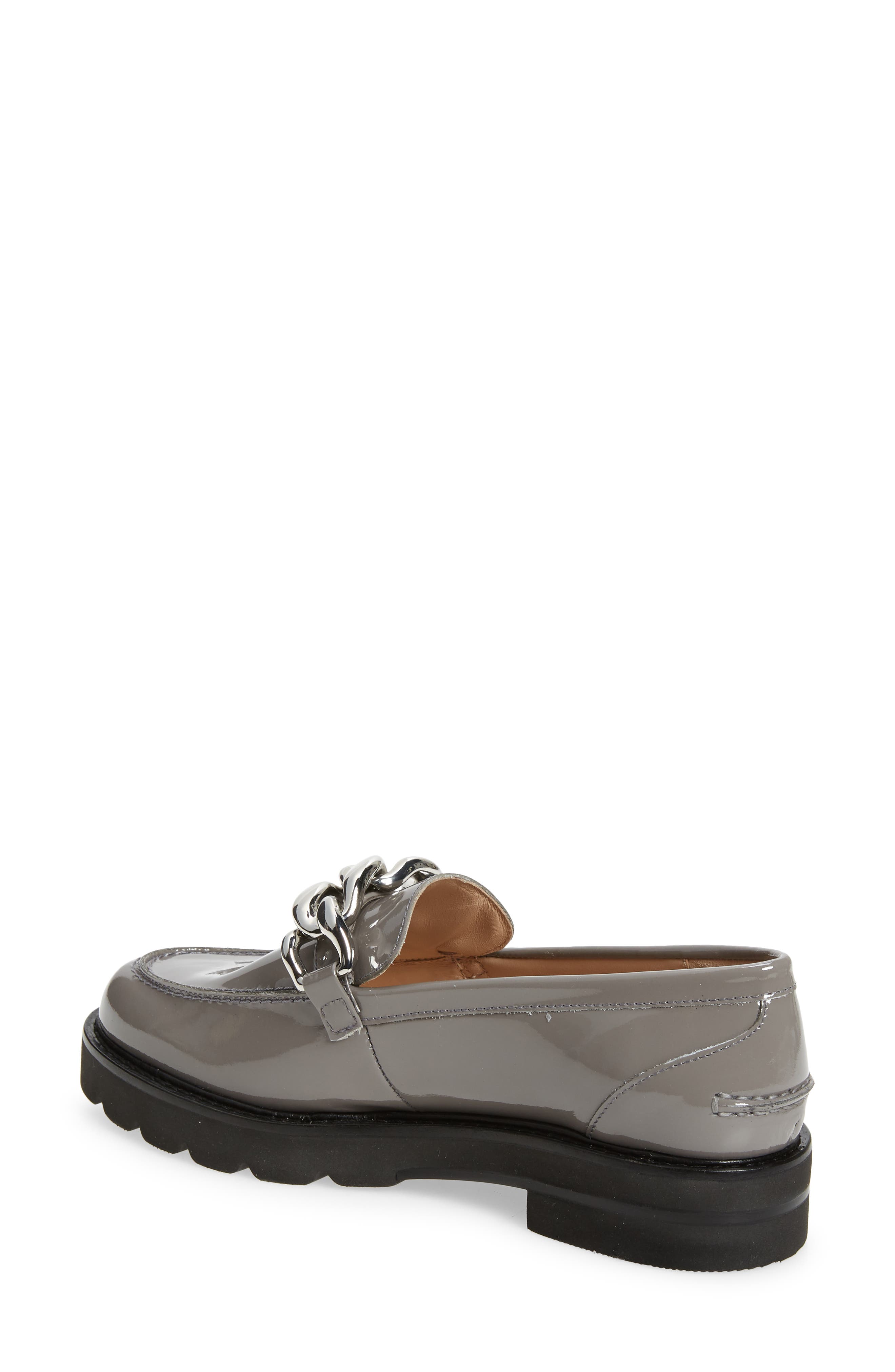 Mott Lift Chain Platform Loafer, Alternate, color, FLANNEL PATENT