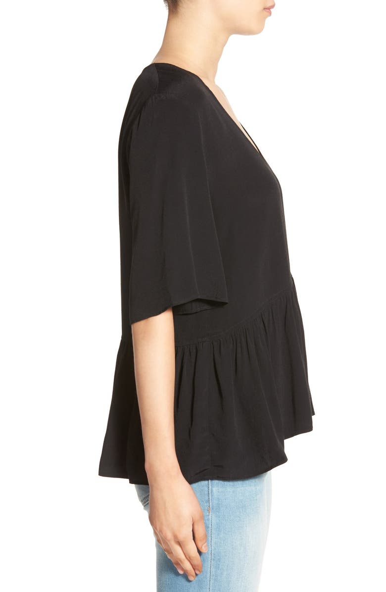 BP. V-Neck Peplum Tee, Alternate, color,