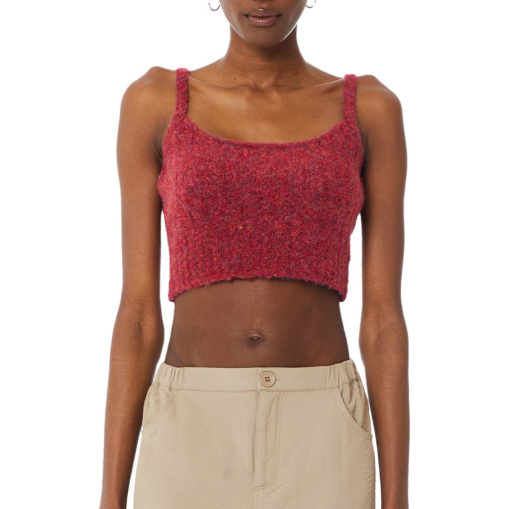 Find Me Now Billit Crop Knit Tank In Cardinal