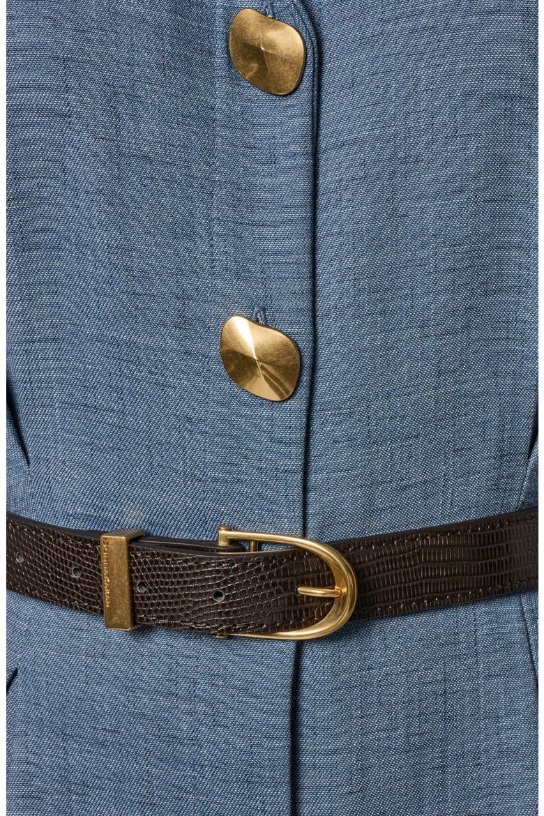 Belted Jumpsuit, Alternate, color, MARINA