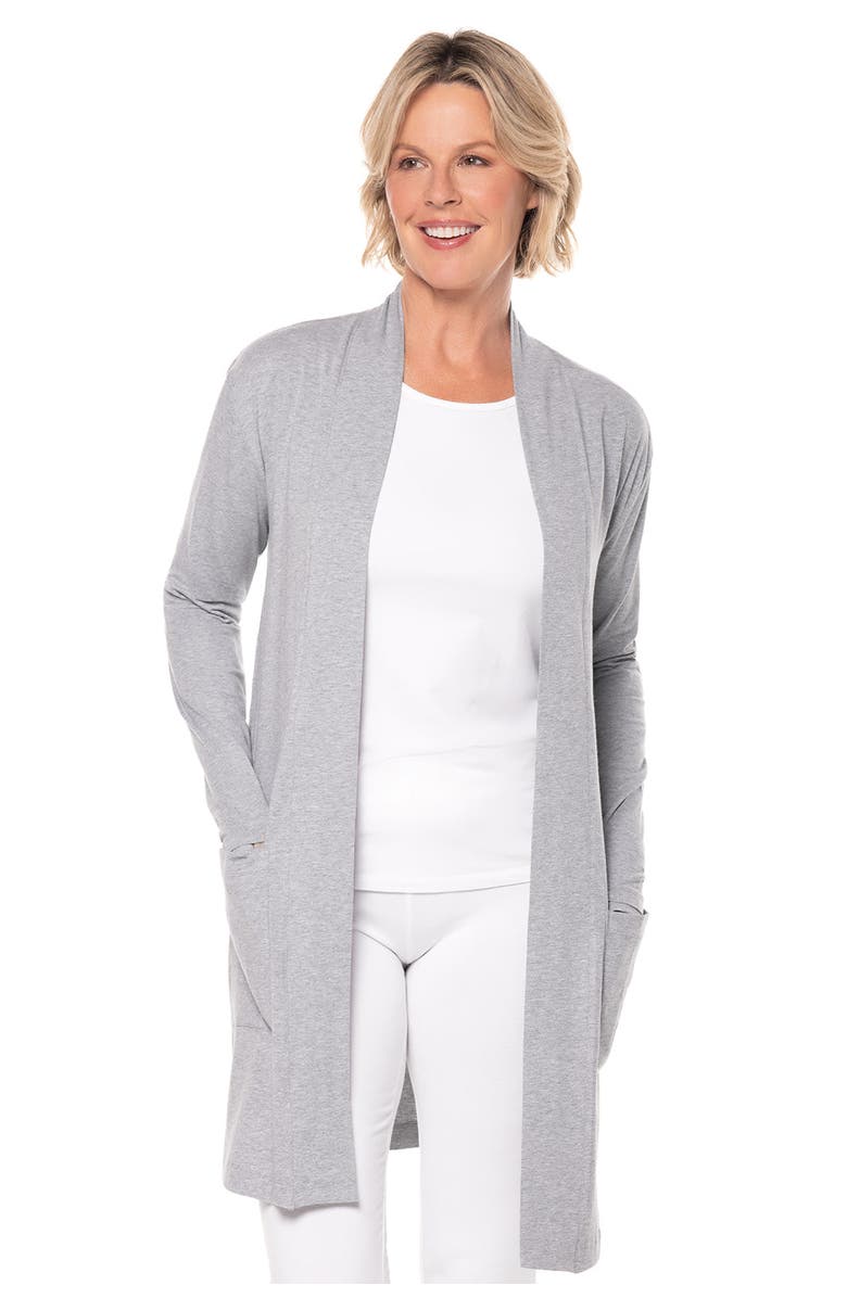 Coolibar Women's Wrap - UPF 50+ Sun Protection - Corbella, Main, color, Grey Heather