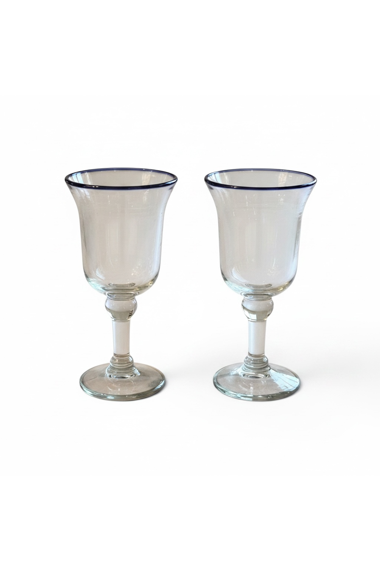 Handblown Juliette Glass, Set of 2, Main, color, Clear