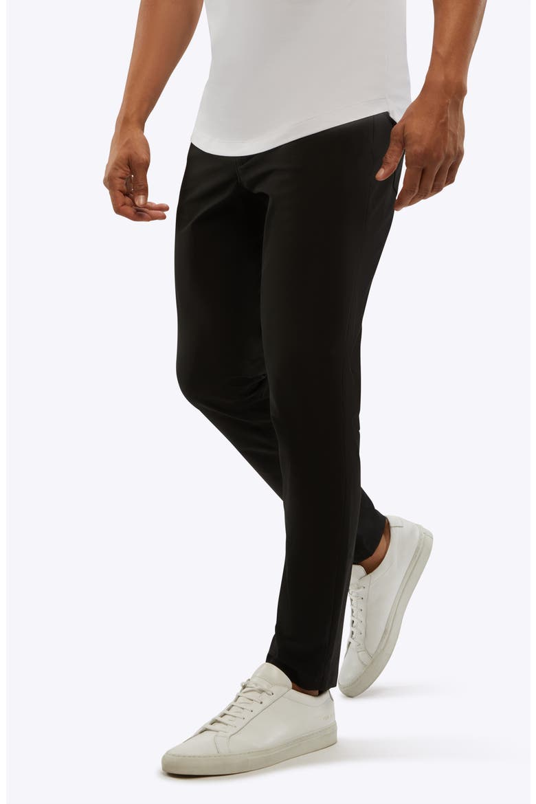 AO Five-Pocket Stretch Pants, Alternate, color, BLACK
