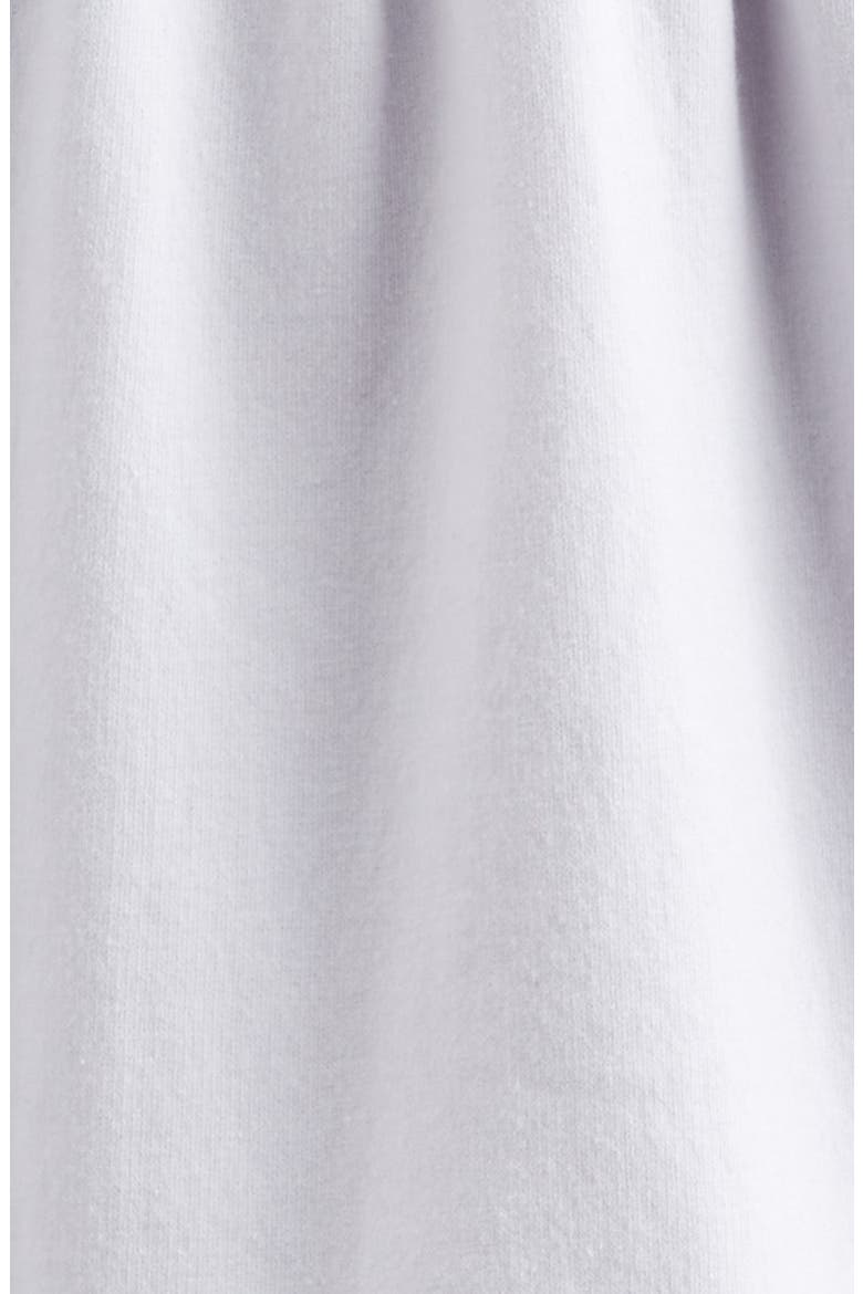 Ruffle Detail Fleece Romper, Alternate, color, PURPLE HINT INGRID FLORAL