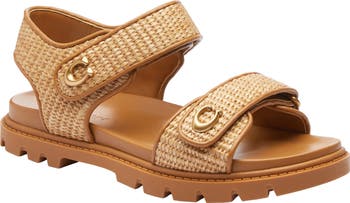 COACH Brynn Canvas Sandal (Women) | Nordstrom