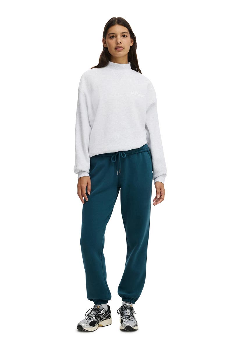 COTTON ON BODY Women's Active Plush Mock Neck Sweatshirt, Alternate, color,