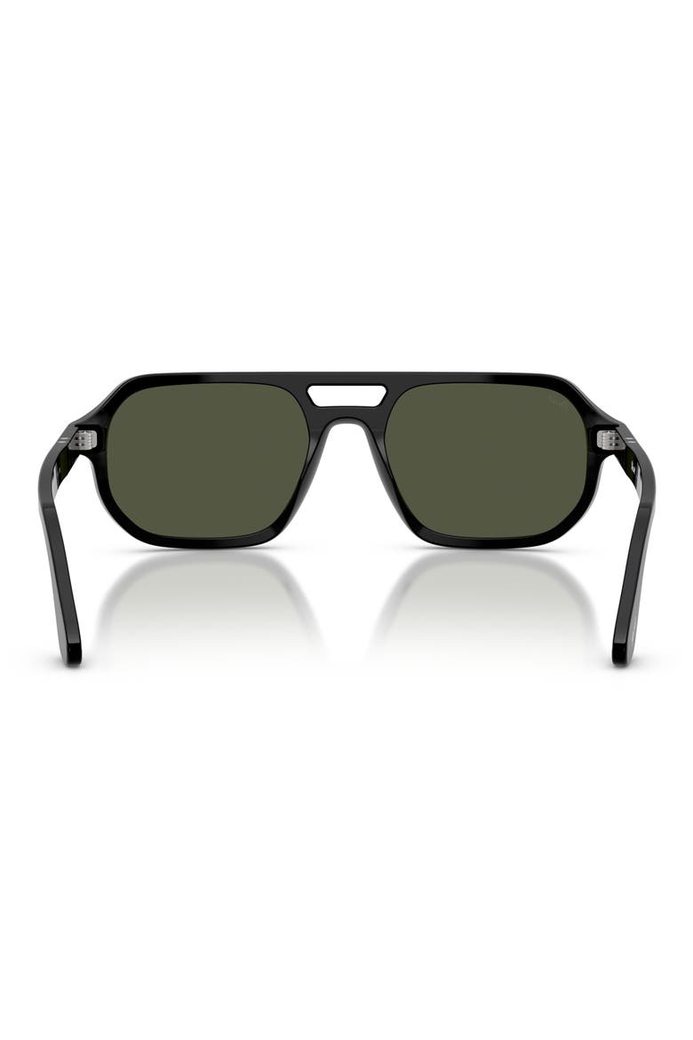 59mm Guido Pillow Sunglasses, Alternate, color, BLACK / GREEN