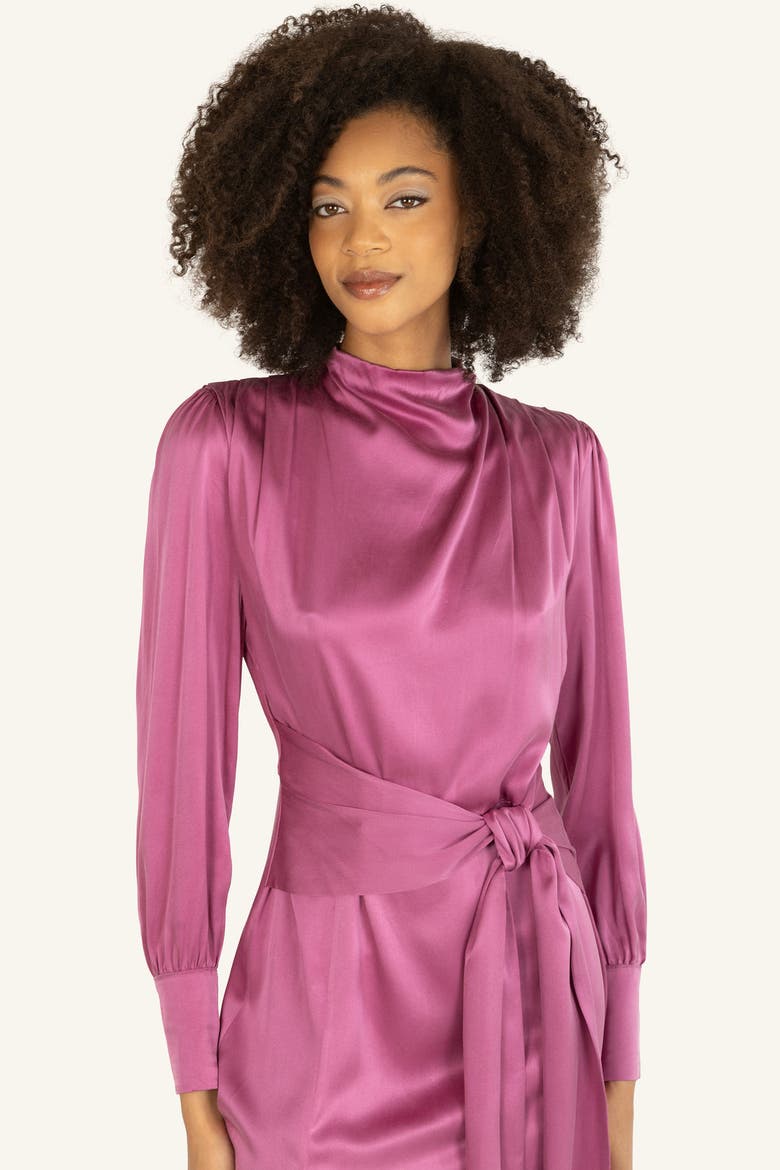 Mina Dress, Alternate, color, Plum