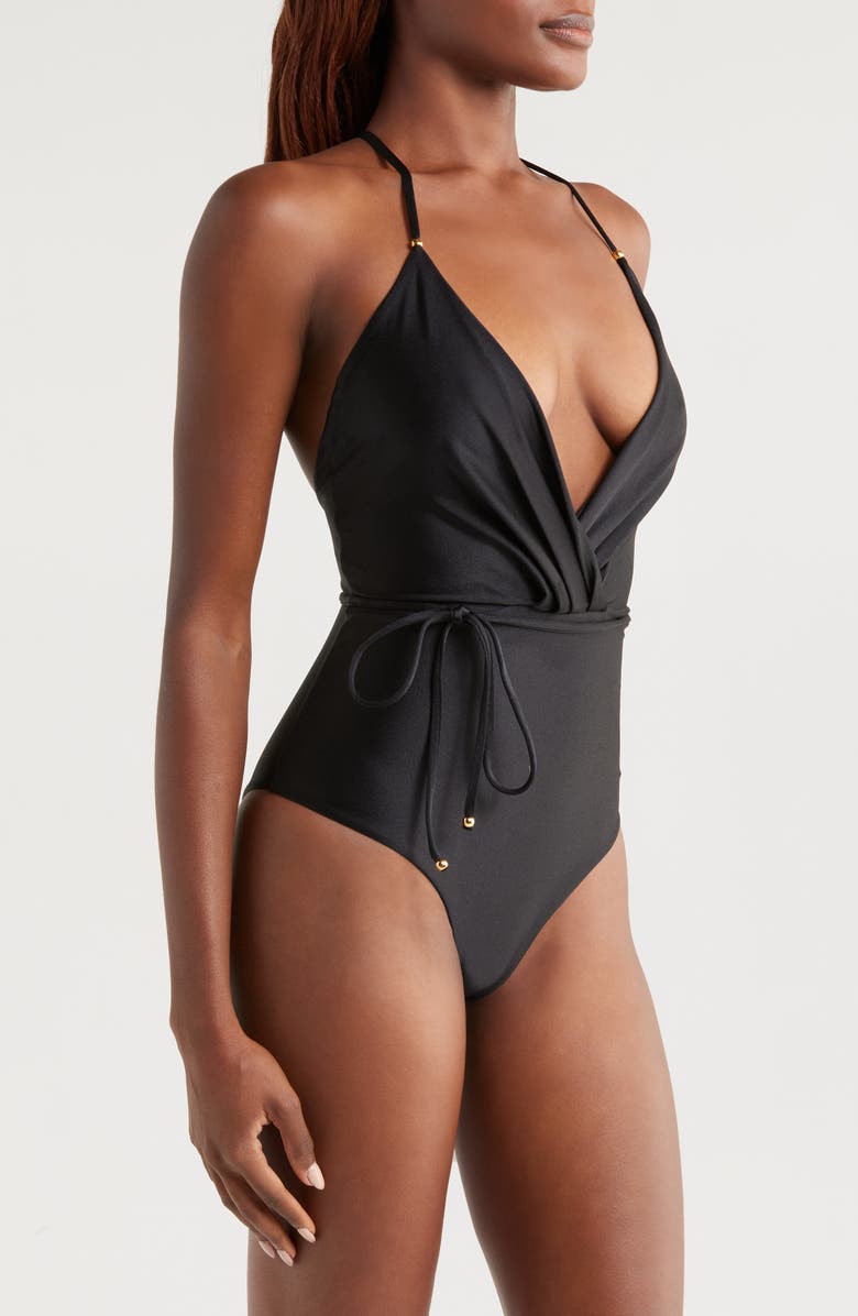 BOAMAR Soleil One-Piece Swimsuit, Alternate, color, Black