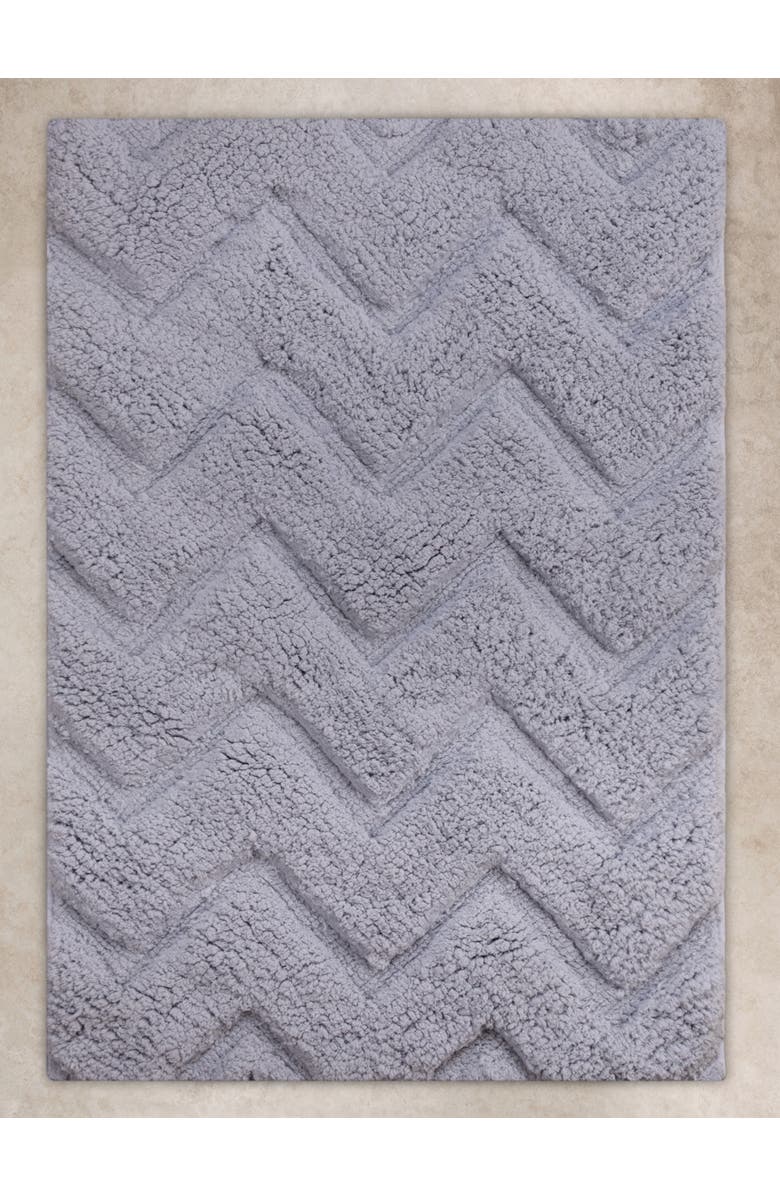 GAURI KOHLI Vantaa Bath Mat 24"X36", Main, color, Grey