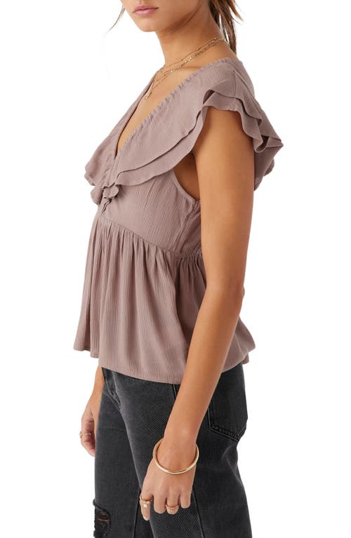 O'neill Deji Ruffle Peplum Top