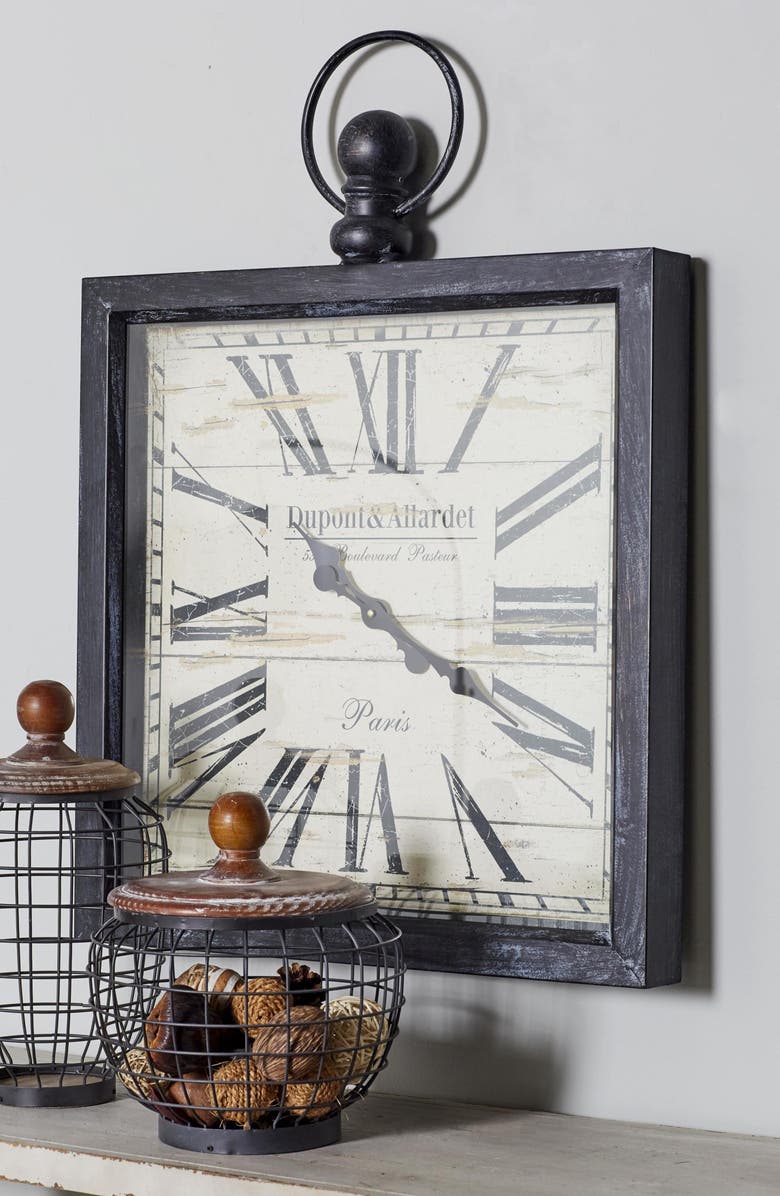 UMA Square Wall Clock, Alternate, color, 