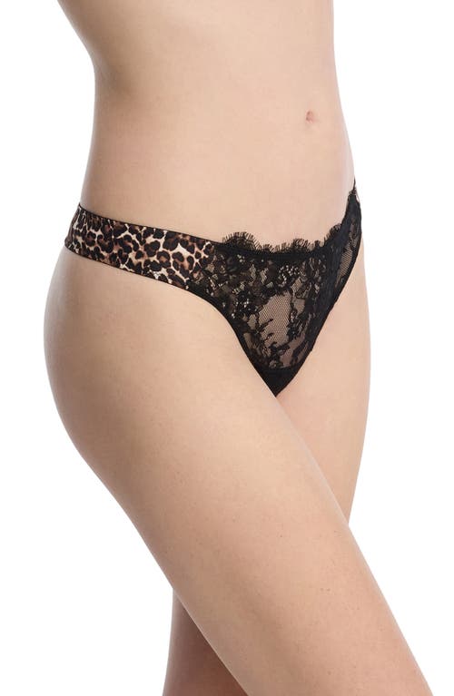 Skarlett Blue Entice Thong In Black