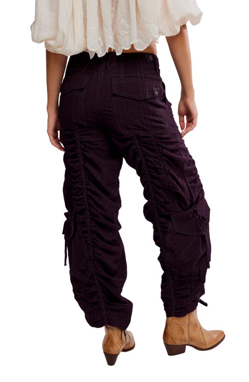 Free People Scorpio Ruched Pants In Black