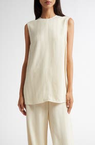 TOTEME Textured Stripe Sleeveless Top