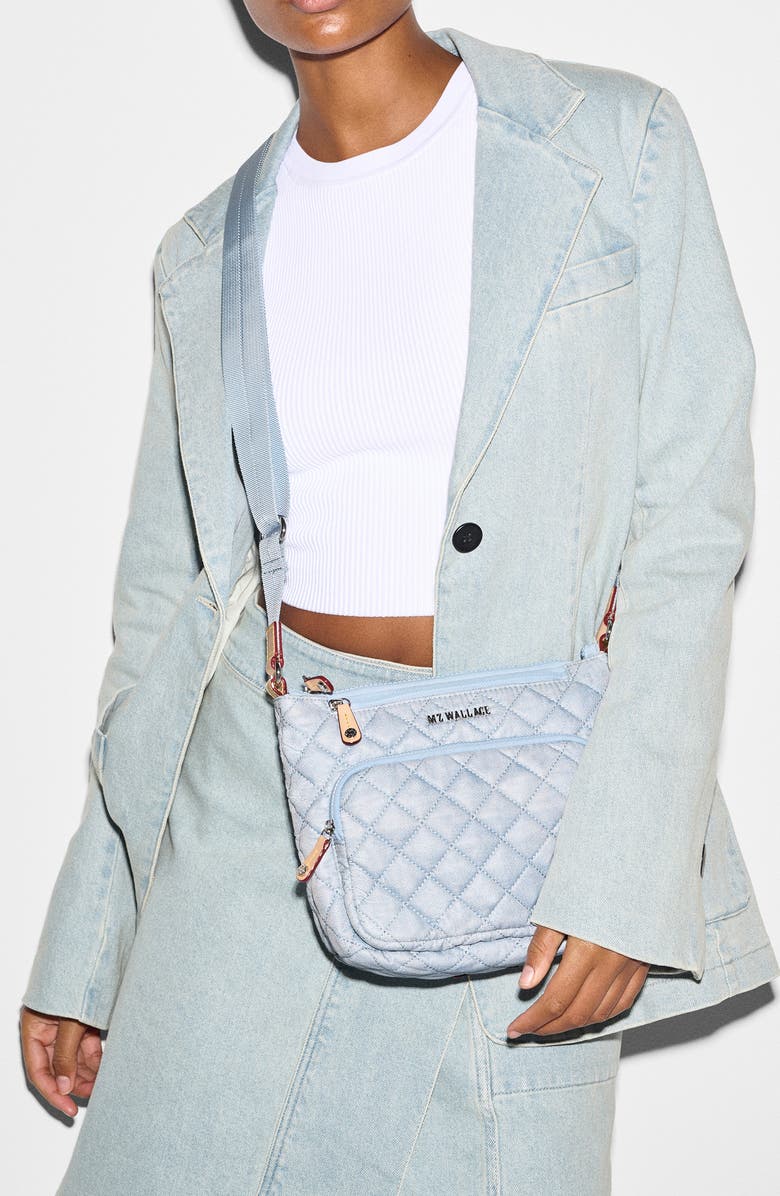 MZ Wallace Metro Scout Deluxe Quilted Crossbody Bag, Alternate, color,