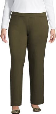 Lands' End Starfish Mid Rise Straight Leg Pants