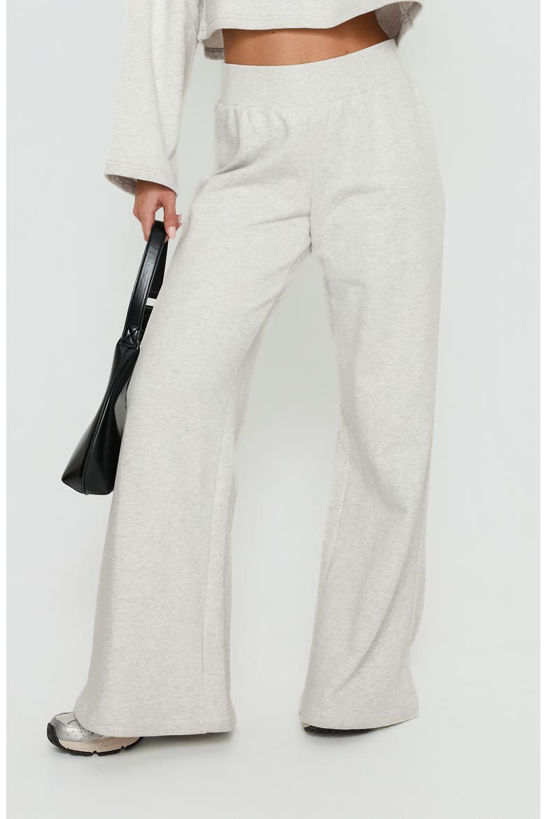 Peaks Wide Leg Sweatpants, Alternate, color, SNOW MARLE