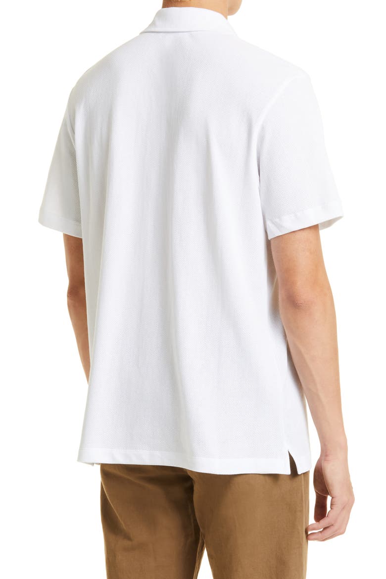 Men's Riviera Cotton Button-Up Shirt, Alternate, color, WHITE