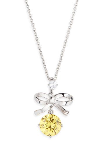 NADRI NADRI BOW PENDANT NECKLACE 