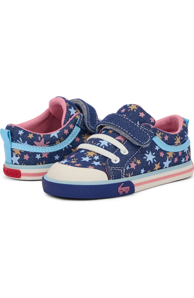 See Kai Run Kids' Kristin Sneaker, Alternate, color, Navy Denim/Stars