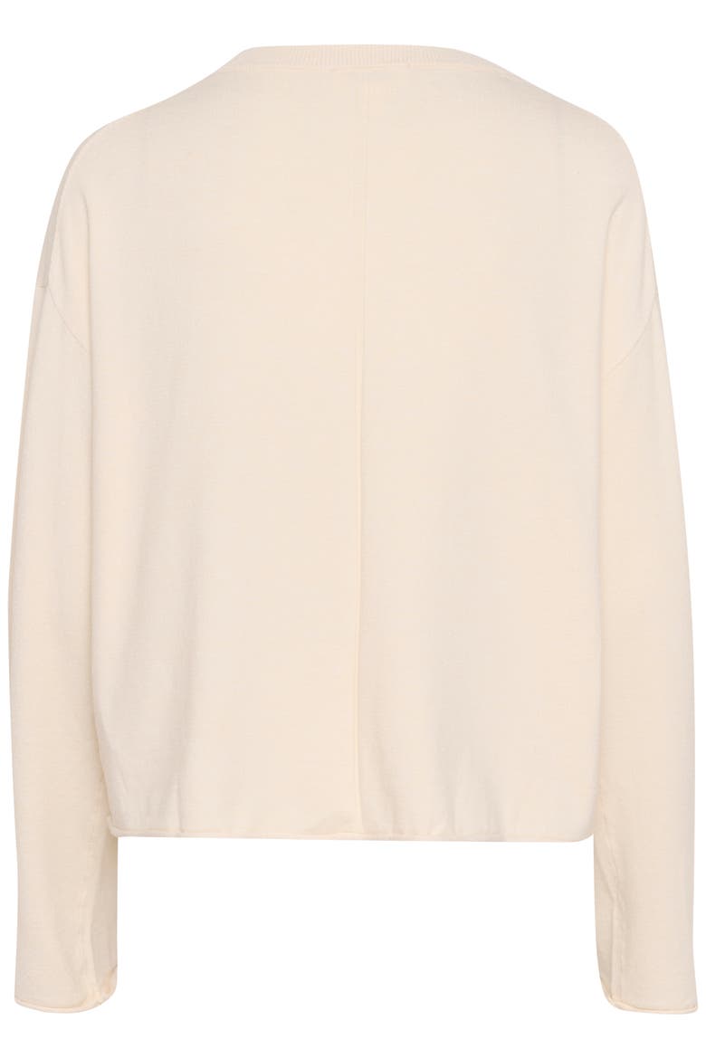 Slspina Boxy Fit Tight Knit Pullover, Alternate, color, Whitecap Gray