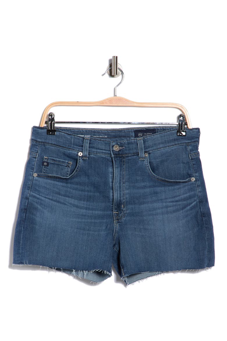 Relaxed Denim Shorts, Alternate, color, BAY BOUND