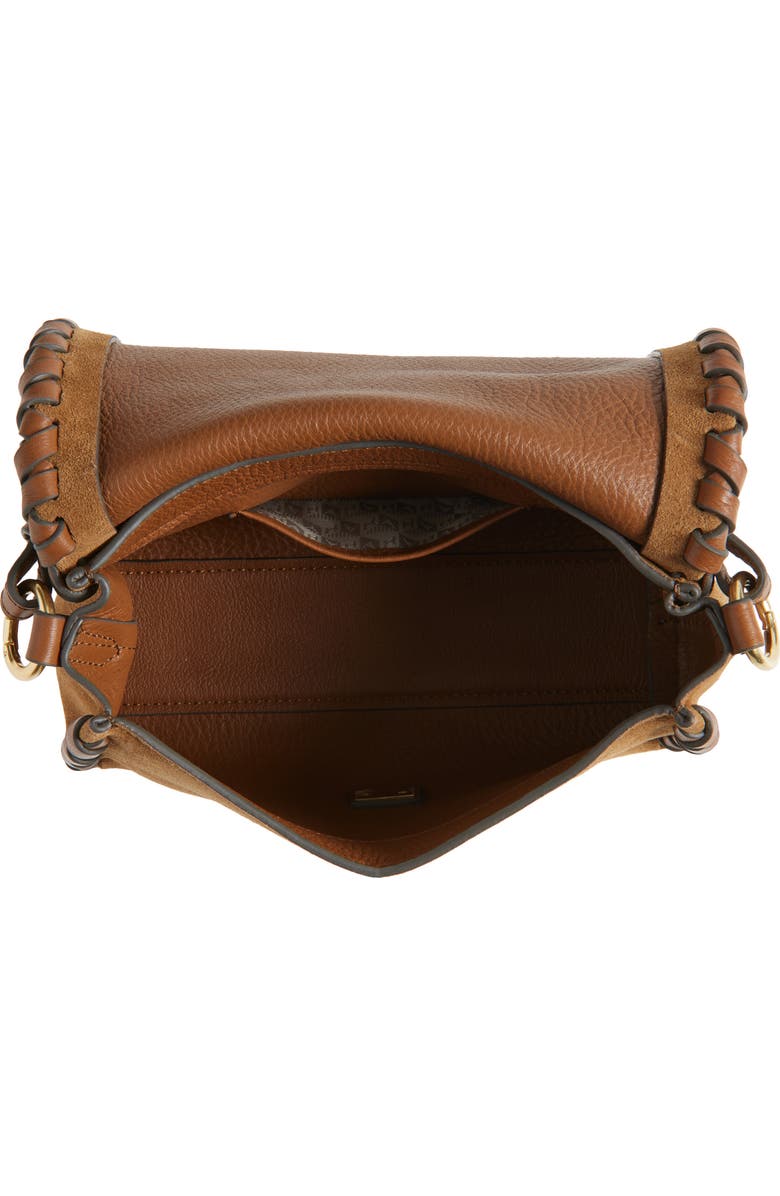 Anya Hindmarch Mortimer Whipstitch Crossbody Bag, Alternate, color, Pecan