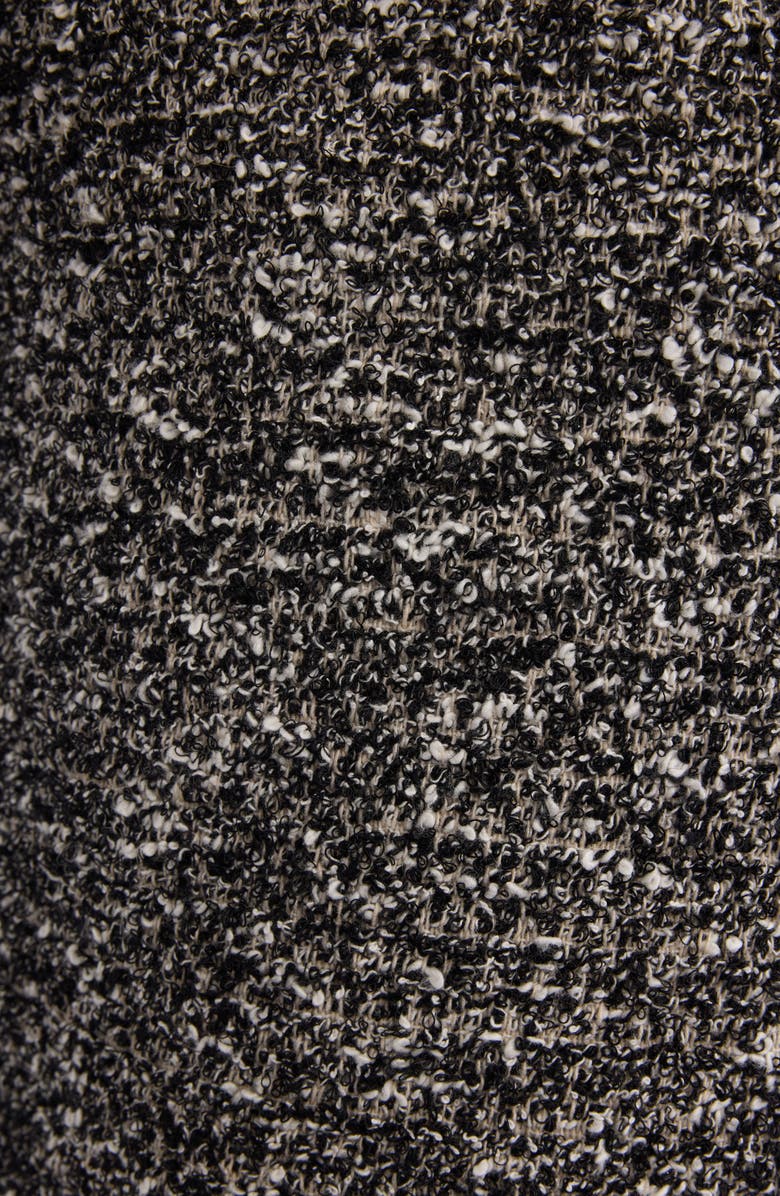 Isabel Marant Gleny Tweed Miniskirt, Alternate, color, Black/Ecru